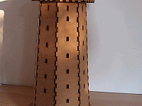 Lighthouse Laser Cut Design Template Free DXF File