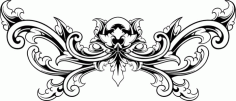 Living Room Divider Border Pattern Free Vector File