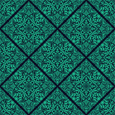 Living Room Floral Lattice Stencil Separator Seamless Panel For Laser Cut Free Vector File