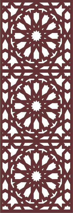 Living Room Grill Separator Seamless Design For Laser Cut Free Vector File