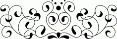 Living Room Jali Decoration Border Design Free Vector File