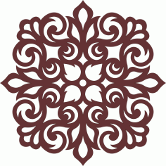 Living Room Jali Seamless Design For Laser Cutting Free DXF File