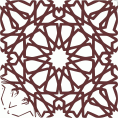 Living Room Jali Separator Seamless Design For Laser Cut Free Vector File