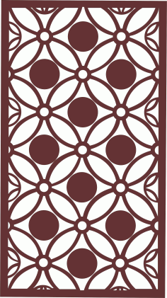 Living Room Lattice Separator Seamless For Laser Cut Free Vector File