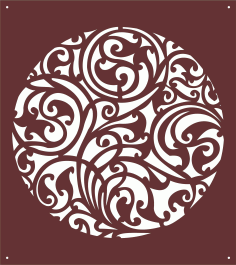 Living Room Screen Seamless Art For Laser Cut Free Vector File