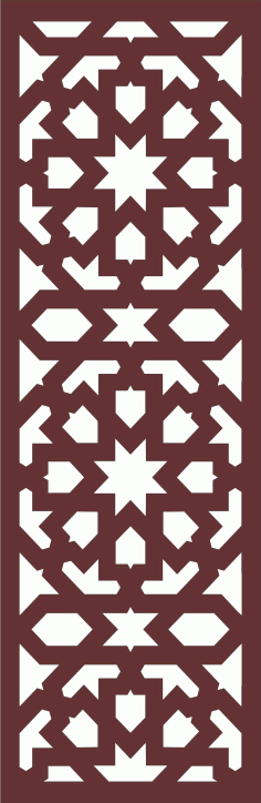 Living Room Screen Seamless For Laser Cutting Free DXF File