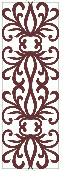 Living Room Seamless Floral Jali Design For Laser Cut Free Vector File