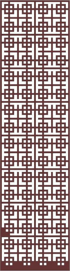 Living Room Seamless Floral Screen Pattern Cnc Laser Cutting Free DXF File