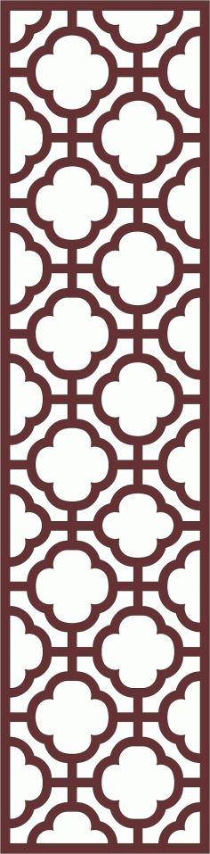 Living Room Seamless Separator Screen Design For Laser Cut Free Vector File