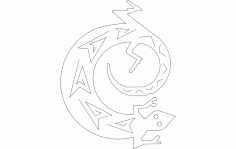 Lizard Free DXF File