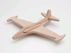Lockheed p-80 6mm Cnc Laser Cut Model Free DXF File
