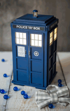 London Phone Booth Police Box Free Vector File