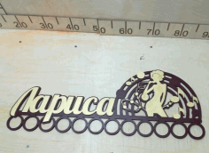 Love Singing Medal Hanger For Laser Cut Free Vector File