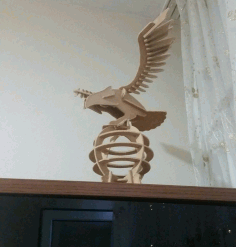 Maket Kartal Eagle Model Free DXF File