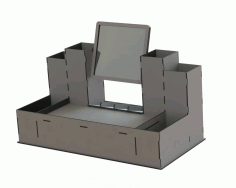 Makeup Cosmetic Organizer Laser Cut Projects Free DXF File