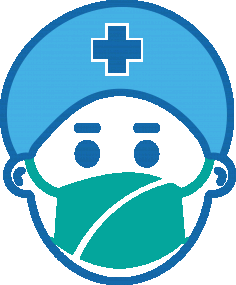 Male Nurse With Mask Coronavirus Disease covid-19 Free DXF File