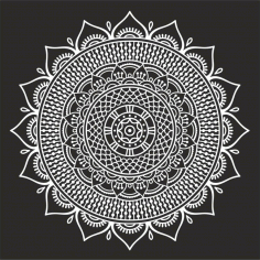 Mandala 03 Free DXF File