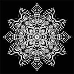 Mandala 04 Free DXF File
