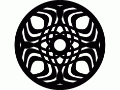 Mandala 5 Ornament Free DXF File