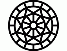Mandala 6 Ornament Free DXF File