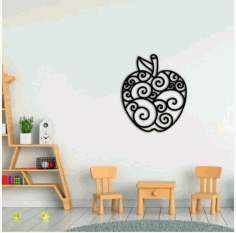 Mandala Apple Metal Art Free Vector File