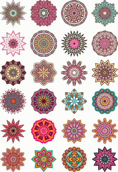 Mandala Floral Ornament Free Vector File