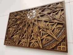 Mandala For Laser Cut Free Vector File