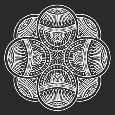 Mandala Free DXF File