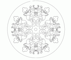 Mandala Ornament Free DXF File