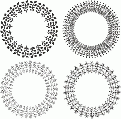 Mandala Wreath Ornament Free Vector File