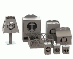 Maritime Lamp For Laser Cut Cnc Free DXF File