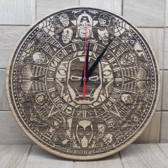 Marvel Calendar Wall Decor For Laser Cutting Free Vector File