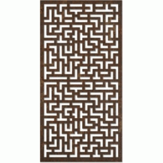 Mdf Jali Geometric Design Pattern Free DXF File