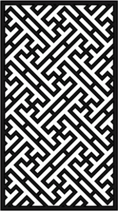 Mdf Jali Geometric Screen Template Free Vector File