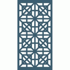 Mdf laser-cut Panel Free DXF File