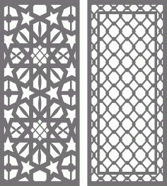 Mesh Partition Divider Seamless Lattice Panel Free DXF File