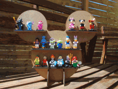 Mickey Shelf Laser Cut Free DXF File
