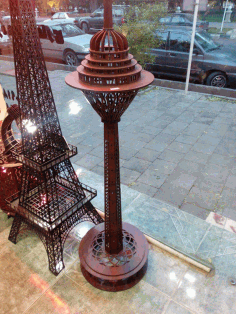 Milad Tower 3d Puzzle For Laser Cutting Free Vector File, Free Vectors File
