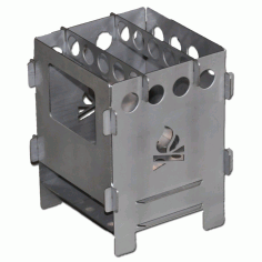 Mini Camping Stove 1mm Plans For Laser Cut Free Vector File