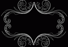 Mirror Frame 0079 Free DXF File
