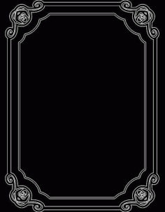 Mirror Frame 0108 Free DXF File