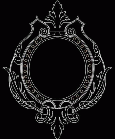 Mirror Frame 0550 Free DXF File