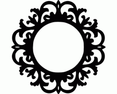 Mirror Frame Free DXF File