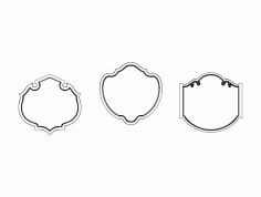 Mirror Frames Wall Free DXF File