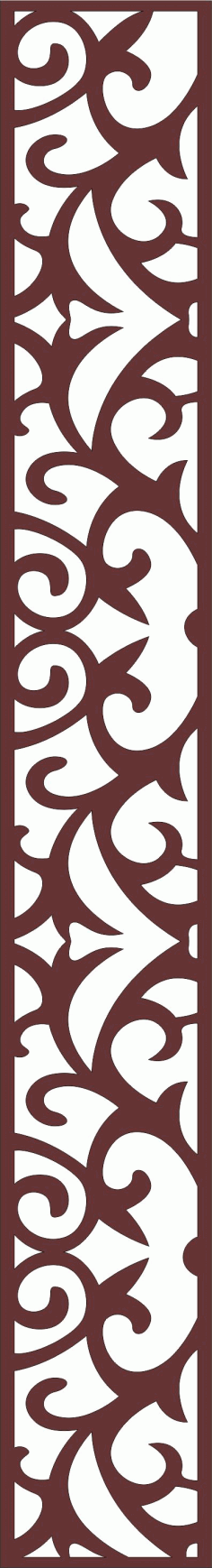 Modern Lattice Panel Room Divider Seamless For Laser Cut Free Vector File