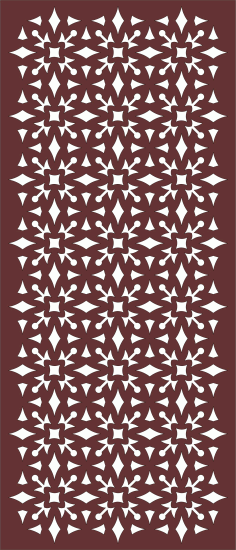 Modern Panel Screen Room Divider For Laser Cut Free Vector File