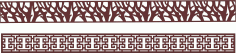 Modern Privacy Partition Indoor Jali Panel Free DXF File