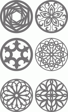 Modern Privacy Partition Indoor Panels Grill Room Divider Seamless Designs For Laser Cutting Free DXF File