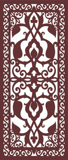 Modern Privacy Partition Indoor Panels Room Divider Seamless For Laser Cut Free Vector File