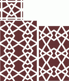 Modern Privacy Partition Indoor Panels Room Divider Seamless Pattern For Laser Cutiing Free Vector File